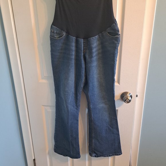 Motherhood Maternity Flared Jeans - xl petite - Picture 2 of 4